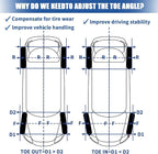 COOLWOLF Upgrade Wheel Alignment Tool Plates,2-Pack,Alignment Tool,3 in 1,Wheel Alignment Tool Kit,2 Measuring Tapes,DIY,Alignment Tool Automotive for Car,Truck,SUV,ATVs