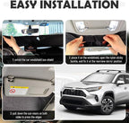Car Windshield Sun Shade Compatible with Toyota 2019-2025 RAV4,Oxford Cloth Car Sun Shade with Storage Bag,Foldable Suns Shades for Cars Windshield Reduces Interior Temperature