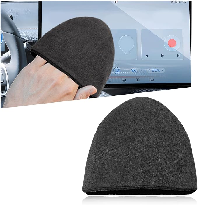 Car Screen Cleaner, Microfiber Auto Screen Cleaning Pad, Foldable Touch Screen Cleaner Cloth for Vehicle Dashboard LCD Display, Car Cleaning Kits