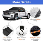 Truck Cab Cover for Crew Cab Pickup, Cab Only Truck Cover, Half Top Cover Sunproof Waterproof Windproof Protector for Extended Cab Trucks