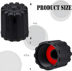 30PCS TPMS Tire Valve Stem Caps, Plastic Wheel Tire Valve Stem, with O-Ring Rubber Seal, Universal Tire Valve Stem Covers for Cars, SUV, Trucks, Bikes, Motorcycles, Bicycles(Black)