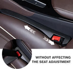 Car Seat Gap Filler Set of 2, Car Accessories Interior Organizer, Seat Gap Plug Fit Sedan SUV Truck, Black