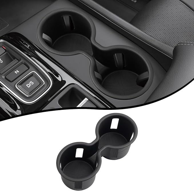 Car Cup Holder for Honda Pilot 2023-2025/Passport Ridgeline 2024-2025 2026 Accessories Water Cup Holders TPE Durable Cup Holder Insert for Pilot