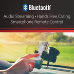 XRM69RGB Single DIN Car Stereo RGB Bluetooth & AM/FM | Customizable RGB colors, hands-free Bluetooth calling & streaming, push to talk voice assistant, USB playback