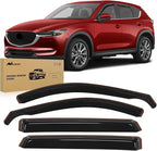 Window Rain Guards for Mazda CX-5 2017 2018 2019 2020 2021 2022 2023 2024 2025 Window Deflectors, Vent Window Visors-4 Pieces