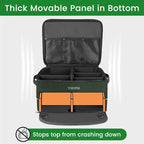 2 Layer Golf Trunk Organizer, Golf Gifts for Men with Separate Ventilated Compartment for 2 Pair Shoes, Waterproof Car Trunk Locker for Balls, Tees, Clothes, Gloves, Gifts for Golfers