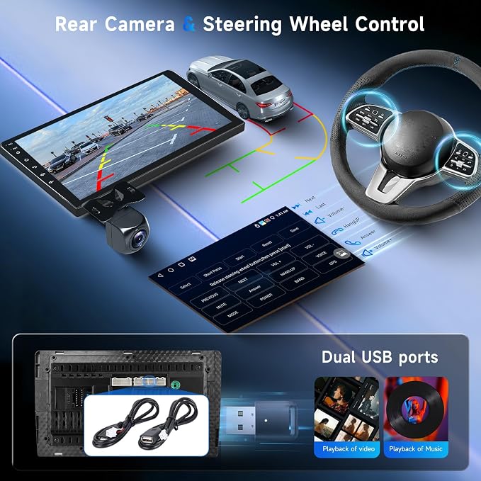 4G+64G Android Stereo for Toyota Yaris 2012-2017 9 Inch IPS Touch Screen Head Unit with Wireless Carplay Android Auto GPS WiFi DSP Bluetooth FM RDS Backup Camera