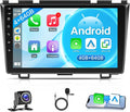 8 Core 4+64G Car Stereo for Honda CRV 2007-2011 Radio with Wireless Carplay Android Auto, 9'' Touchscreen for Honda CRV GPS Navigation Bluetooth WiFi Rear Camera FM Mirrorlink Split Screen SWC