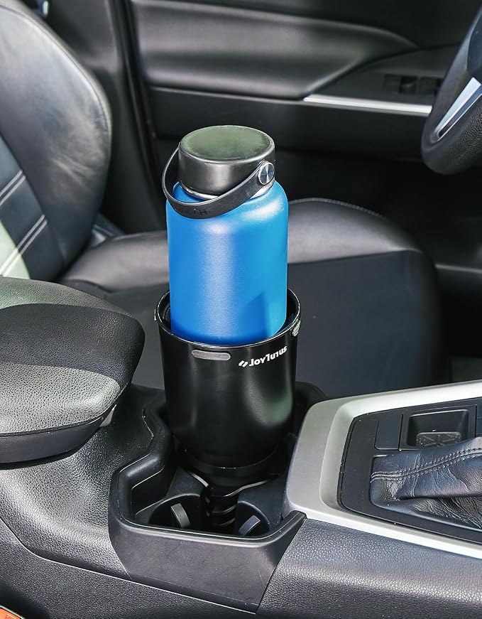 Car Cup Holder Expander Compatible with Toyota RAV4 2025 2024 2023 2022 2021 2020 2019,Compatible with Yeti Ramblers 12-36oz, Hydro Flasks 18-40oz,Large Bottles in 3.4"-3.8" (18-40oz)