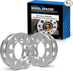 4 Pcs Die Cast Wheel Spacer 12mm 1/2" Thick Fits Bolt Patterns 5x4.25 5x110 5x112mm 5x4.5 5x115 5x120mm 5x4.75 5x5 5x135mm Fits 5 Lug Pass Cars Light Trucks - Not Hub Centric