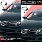 6 Pcs Blind Spot Mirror 360° Adjustable High Definition Glass Frameless Convex Side Mirror Blindspot Wide Angle Rear View Mirrors for Suvs Trucks Car Accessories(Fan, Round, Rectangle Shape)