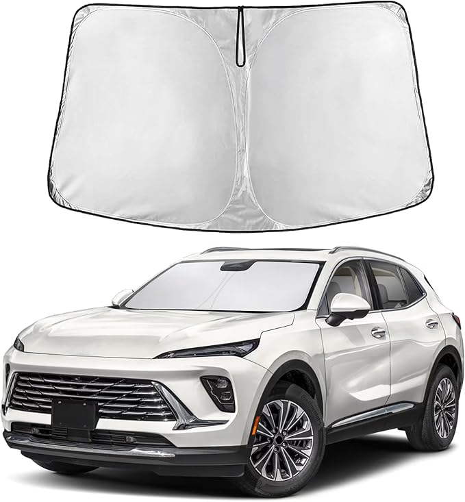 Windshield Sunshade Compatible for Buick Envision 2021-2024 2025 2026, Sun Visor for Front Windshield & Window Sun Shade Cover, UV Heat Blocker & Protector, Car Accessories