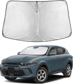 Windshield Sunshade Compatible for Dodge Hornet 2023 2024 2025, Sun Visor for Front Windshield & Window Sun Shade Cover, UV Heat Blocker & Protector, Car Accessories
