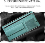 Car Sun Visor Organizer Glasses Case Storage Bag note Holder Car suede Zipper Card Hold Car Organizers and Storage (blue)