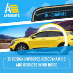 Extra Durable Window Deflectors in-Channel Window Visors Rain Guards Fit for Kia Sportage 2023-2026, Sun Visors, Wind Vent for Shades, Exterior Car Accessories - 4 pcs. AG0860