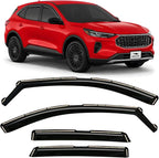 Voron Glass in-Channel Extra Durable Rain Guards for Ford Escape 2020-2026, Window Deflectors, Vent Window Visors, 4 Pieces - 200439