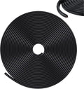 32Ft(10M) Door Edge Guards Car Door Edge Guards U Shape Car Door Protector Rubber Seal Door Guard Internal Double Sided Tape (No Glue Required), Black