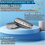 Car Windshield Wiper Repair Tool - Portable Double Sided Wiper Strip Restorer Car Windshield Wiper Regroover Tool - Windscreen Wiper Blade Cutter Cleaning Tools for Most Cars (Silver-2PCS)