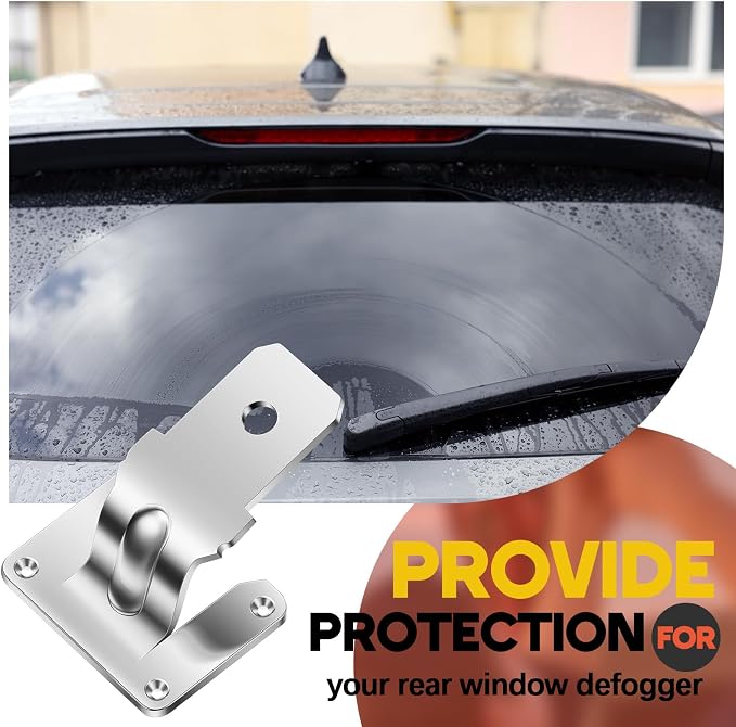 6 Pcs Rear Window Defroster Replacement Tab, Rear Defroster Repair Kit Back Glass Window Defogger Repair Kit Universal Fit Cars