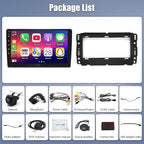 4Core Android 14 Car Radio Stereo for Chevy Tahoe 2007-2014 Update 10 Inch Touch Screen Radio with Wireless Carplay Android Auto FM/RDS Bluetooth GPS SWC Backup Camera