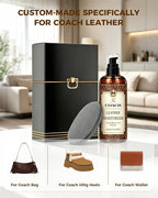 Leather Moisturizer Conditioner Kit for Coach, Deep Nourishing Care for Coach Handbags, Prevent Dryness and Cracking, for Wallets, Purses and Other Luxury Bags