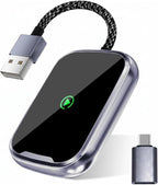 Wireless CarPlay & Android Auto Adapter 2 in 1, 2026 Upgrade 5G WiFi Dongle for Factory Wired CarPlay Cars, Convert Wired to Wireless for iPhone & Android, Plug & Play