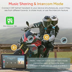 Carpuride W702B PRO Motorcycle Carplay Screen for BMW R1200GS R1250GS S1000XR Motorcycle, 7 inch Waterproof Touchscreen, Portable Carplay/Android Auto GPS Navigation for Motorbike, Dual Bluetooth