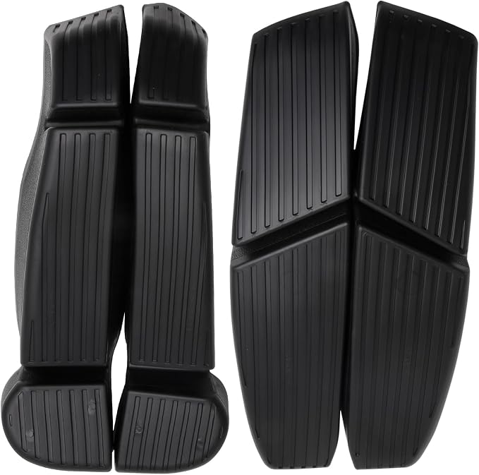 Front and Rear Door Slot Tray Organizer Set of 4 - Compatible with Tesla Model Y 2020-2023 Vehicles - Car Door Tray Pockets Organizer, Protector Side Storage Accessories - Black