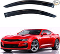 KPY Rain Guards Fit for 2010-2025 Chevrolet Camaro, Out-Channel Window Visors Vent Wind Deflectors 2PC, Car Accessories for 10-25 Chevy Camaro