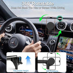 Car Phone Holder for Mercedes-Benz 2023–2026 GLC & 2022–2026 C-Class, 12.3-Inch Driver-Side Screen – Precision Fit, Strong Magnet, OEM-Style, No View Obstruction Phone Mount Compatible with MagSafe