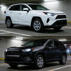 Tape On Rain Guards Window Visors for Toyota RAV4 2019 2020 2021 2022 2023 2024 2025,Window Wind Deflectors Vent Visors Shades Rainproof,Car Accessories-4pcs