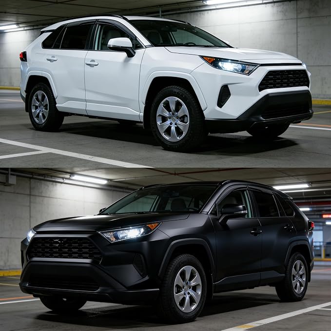 Tape On Rain Guards Window Visors for Toyota RAV4 2019 2020 2021 2022 2023 2024 2025,Window Wind Deflectors Vent Visors Shades Rainproof,Car Accessories-4pcs