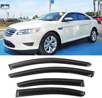 94194 Sunproof Waterproof Side Window Wind Deflector, 4pcs Protective Replacements Rain Guards Set, Window Visor fit for 2010-2018 Ford Taurus