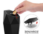 Car Trash Can with Lid, Cup Holder Garbage Can for Car, Garbage Bin Cars Accessories for Interior, Leakproof Small Trash Bin, Mini Trash Can for Cars, Home, Bedroom, Office(Black)
