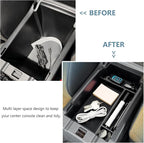 Console Console Organizer Storage Tray Accessories fits for 2024-2025 2026 Subaru Crosstrek, 2024 2025 2026 Subaru Impreza