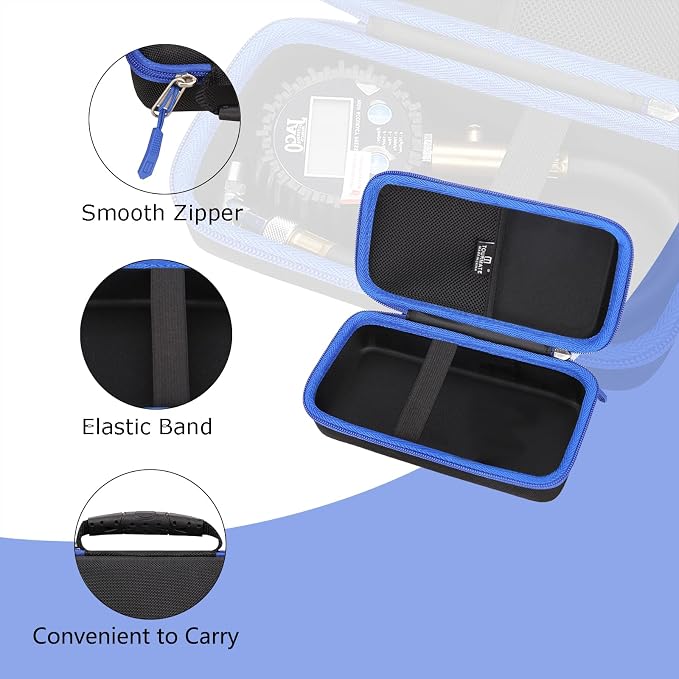 Hard Storage Case for JACO Superior Products/TIRETEK/AetralYB/ETENWOLF/VONDIOR Tire Pressure Gauge,Travel Case for JACO ElitePro/ElitePro-X/ire Pressure Gauge,60/100/200 PSI(Only Box)
