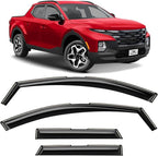 Voron Glass in-Channel Extra Durable Rain Guards for Hyundai Santa Cruz 2022-2026, Window Deflectors, Vent Window Visors, 4 Pieces - 200573