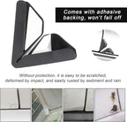2 PCS Car Door Corner Protector Edge Guards, Real Carbon Fiber Anti-Collision Car Door Edge Protector, Self-Adhesive Decorative Auto Corner Protect, Vehicle Exterior Accessories (Black Sport)