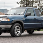 Window Rain Guards Visors for 1999-2011 Ford Ranger SuperCab, in-Channel Window Vent Wind Shades Deflectors for 99-08 Mazda B3000, 99-10 Mazda B4000 Extended Cab