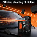 3 pcs Glass Oil Film Remover for Car, Removes oil film and Smudges, Automotive Oil Film Cleaning Brush for Car Windows, Handheld Glass Cleaning Board, Helps Improve Glass Clarity for Safe Driving