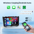 2G+64G Android Car Stereo for Honda CRV 2007-2011 with Wireless Carplay/Android Auto with WiFi GPS Navigation, 9" Touchscreen Bluetooth Car Radio Support USB FM/RDS EQ HD Backup