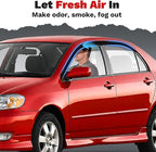 Corolla Rain Guards - Window Visors for Toyota Corolla 2003-2008, Outside-Mount Tape-On Side Window Wind Deflectors for Corolla Accessories, Vent Visors Shades Rainproof 4PCS