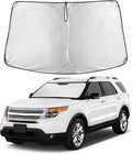 Windshield Sunshade Compatible for Ford Explorer 2011-2017 2018 2019, Sun Visor for Front Windshield & Window Sun Shade Cover, UV Heat Blocker & Protector, Car Accessories