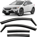 in-Channel Incredibly Durable Rain Guards for Subaru XV Crosstrek 2018-2023, Original Window Deflectors, Vent Window Visors, Vent Deflector, 4 pcs. - 618415