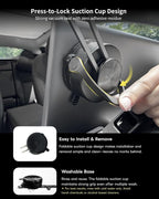 Active Cooling 6D Tesla Compatible Invisible Foldaway Car Mount Qi2 Wireless Charger for Tesla S/3/X/Y/Cybertruck (Magnet), Compatible for magsafe
