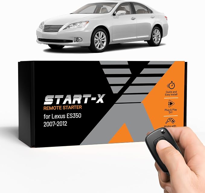 Remote Starter Kit for Lexus ES 350 (2007, 2008, 2009, 2010, 2011 2012) Vehicles | Push-to-Start Ignition | Plug & Play Install | Lock 3X to Remote Start | Zero Wire Splicing