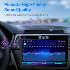 9 Inch Android Car Stereo Double Din, Wireless CarPlay & Android Auto, Universal Touch Screen Car Stereo with WiFi 6, Bluetooth, GPS, Backup Camera, 4+64GB, FM/AM Radio