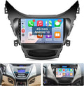 Android 13 Car Radio for Hyundai Elantra 2011 2012 2013 Stereo Upgrade with Wireless Carplay Android Auto 9'' IPS Touchscreen with GPS Navigation Bluetooth SWC WiFi Backup Camera MIC（4+64G）