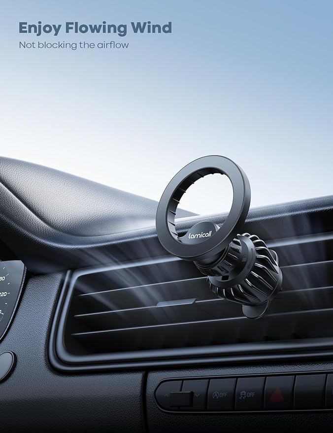 for MagSafe Car Mount - [20 Super Magnets] Magnetic Phone Holders for Your Car, Air Vent Phone Holder Car, HandsFree Cell Phone Holder Mount Accessories for Women Men fit iPhone 17 16 Pro Max