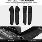 4Pcs Door Side Storage Box for Tesla Model Y Juniper 2025 2026 Front & Rear TPE Car Door Organizer Tray Anti Slip Easy to Clean Car Interior Accessories